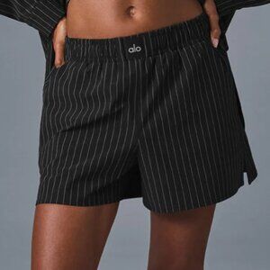 ALO Yoga Pinstripe Daylight Boxer Short